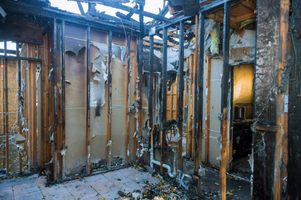 Professional Soot Cleanup technician working in Riverton, NJ